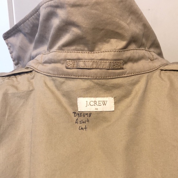 J. Crew Tan Utility Jacket. Size 8 - Picture 14 of 15